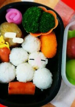 キャラ弁☆ザックぅお月見団子-レシピのメイン写真