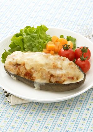 秋なすカップのライスグラタン-レシピのメイン写真