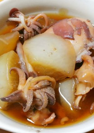 イカと大根の煮物-レシピのメイン写真