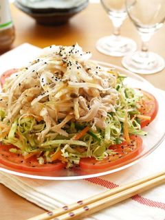 春野菜と蒸し鶏のおかずサラダ-レシピのメイン写真