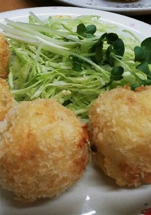 マロンお月見真ん丸コロッケ-レシピのメイン写真