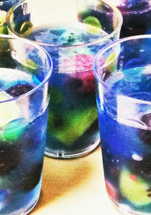 ミント風味ブルーなソーダゼリー-レシピのメイン写真