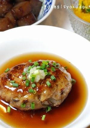 ３種きのこの豆腐ハンバーグ*和風あん-レシピのメイン写真