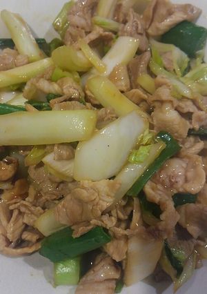 ポーク白菜白葱ぽん酢炒め-レシピのメイン写真