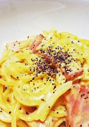 お手軽*カルボナーラ( ˙³˙)-レシピのメイン写真
