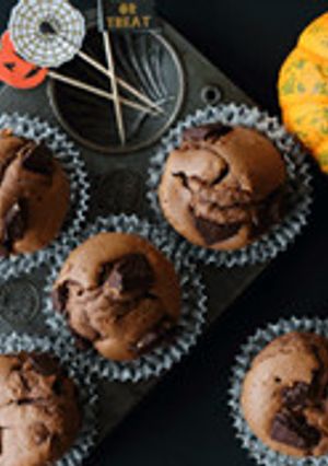 ハロウィン♪チョコカップケーキ-レシピのメイン写真