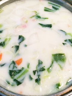 野菜たっぷりミルクスープ-レシピのメイン写真