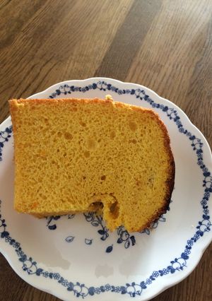 水野さんのかぼちゃシフォンケーキ①-レシピのメイン写真
