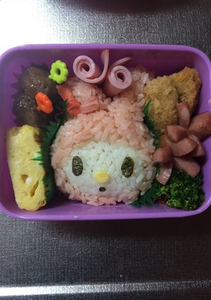 キャラ弁マイメロディ-レシピのメイン写真