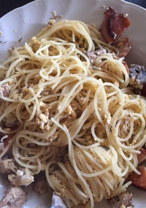 鯖缶でパスタ-レシピのメイン写真