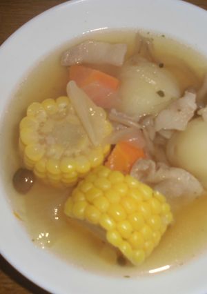 とうもろこしとごろごろ野菜のスープ-レシピのメイン写真