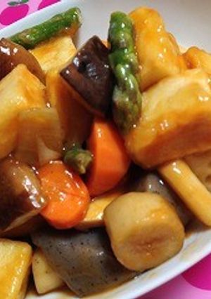 肉なし★高野豆腐de酢豚-レシピのメイン写真