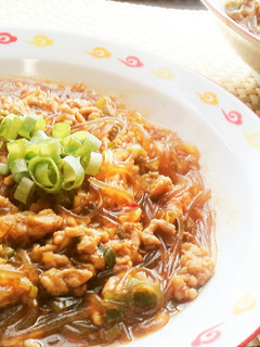 アレンジ)麻婆ソースが絶品!麻婆春雨♪-レシピのメイン写真