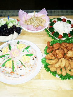 長男10歳の誕生日会ご飯 〜♡-レシピのメイン写真