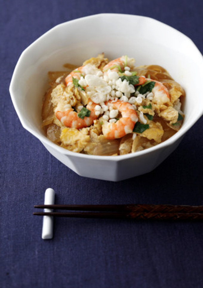えびの卵とじ天丼風-レシピのメイン写真
