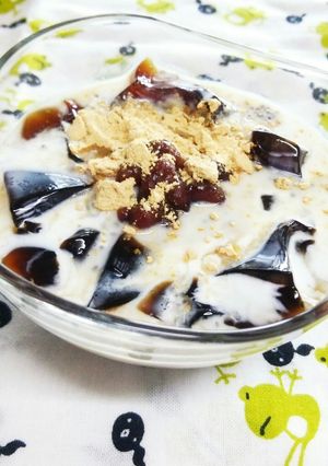 *コーヒーゼリーぜんざいチアソイッシュ*-レシピのメイン写真