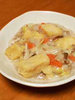 ふわふわ☆こうや豆腐の和風クリーム煮-レシピのメイン写真