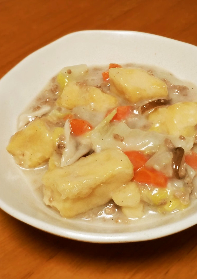 ふわふわ☆こうや豆腐の和風クリーム煮-レシピのメイン写真