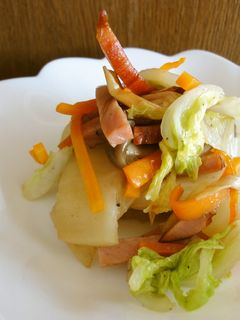 白菜と煮豚の中華風炒め-レシピのメイン写真