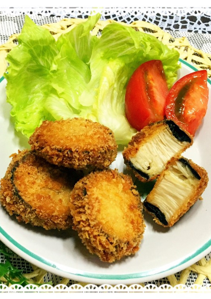 海苔で磯の香り♪えのきのホタテ風フライ-レシピのメイン写真