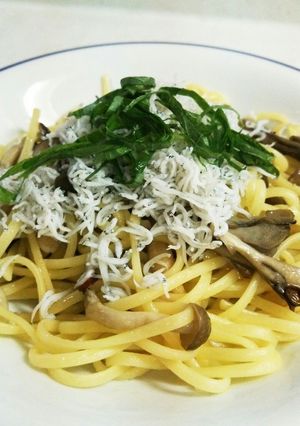 しらすタップリ！ きのこのパスタ-レシピのメイン写真