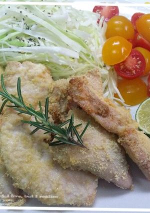高野豆腐でヘルシー♪揚げないチキンカツ-レシピのメイン写真