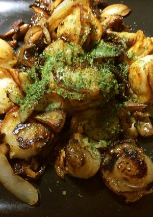 ベビーホタテのマーガリン醤油炒め(^^)-レシピのメイン写真