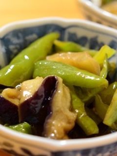 茄子と甘長唐辛子のめんつゆ煮-レシピのメイン写真