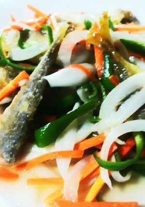 野菜たっぷり！小あじのマリネ-レシピのメイン写真