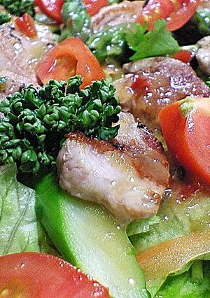 香り野菜でおかずになるヘルシーサラダ☆-レシピのメイン写真