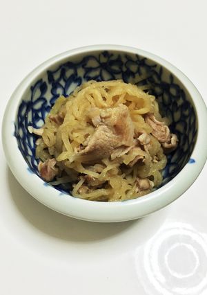 切り干し大根と豚コマの煮物-レシピのメイン写真