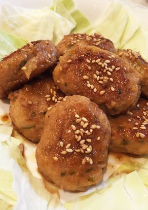 分量簡単！豆腐でヘルシー豚ひき肉のつくね-レシピのメイン写真