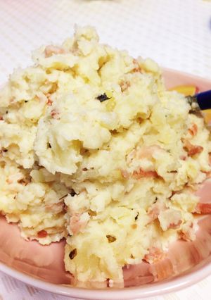 漬物ポテトサラダ 赤かぶの漬物で！-レシピのメイン写真