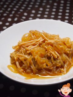 シラタキとエノキのダシダ煮-レシピのメイン写真