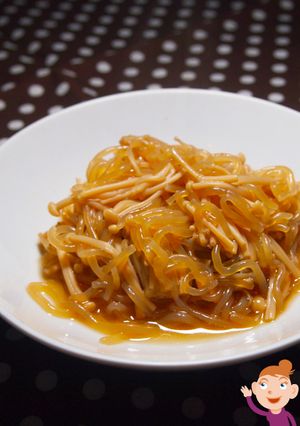 シラタキとエノキのダシダ煮-レシピのメイン写真