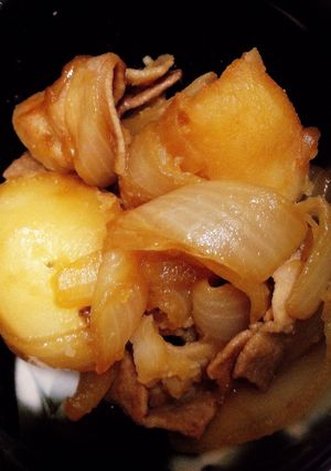 水不要!!シンプル肉じゃが-レシピのメイン写真