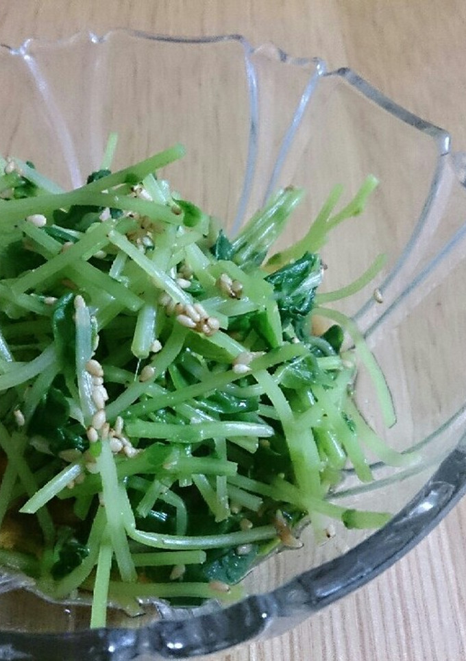 家計の味方♪豆苗のごま和え-レシピのメイン写真