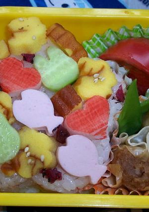幼稚園のお弁当(ちらし寿司風)-レシピのメイン写真