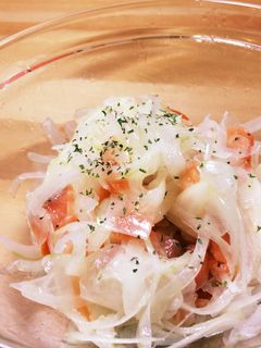 スモークサーモンと新玉ねぎのサラダ-レシピのメイン写真