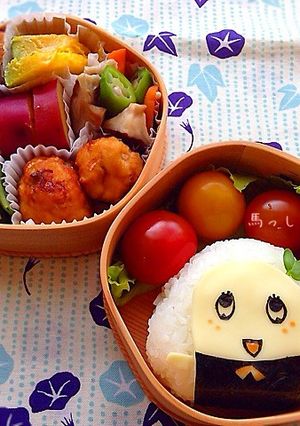 ふなっしーおにぎり♪キャラ弁-レシピのメイン写真