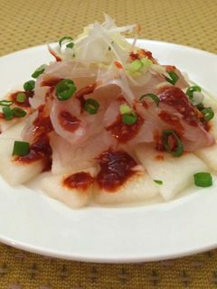 鯛と梨のカルパッチョ☆韓国風-レシピのメイン写真