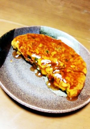 野菜でボリュームアップ！オムレツ。-レシピのメイン写真