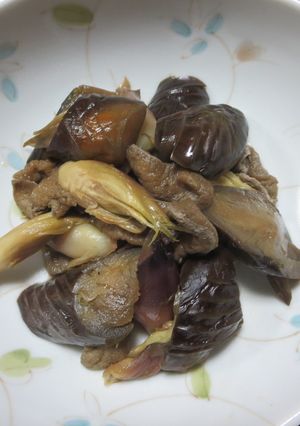 茄子とみょうがの炒め煮-レシピのメイン写真