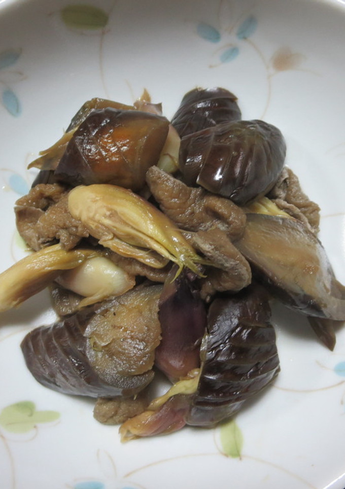茄子とみょうがの炒め煮-レシピのメイン写真