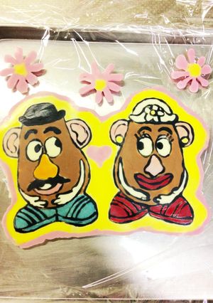 チョコレートプレート ポテトヘッド-レシピのメイン写真