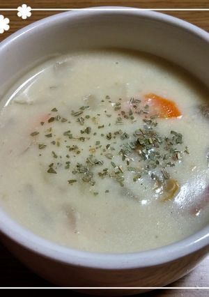 あさり缶で簡単！あったかクラムチャウダー-レシピのメイン写真