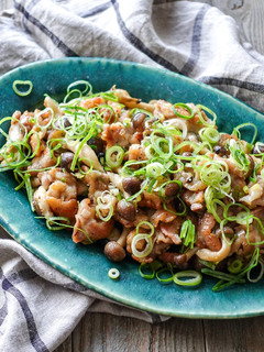 豚肉としめじのねぎ塩炒め⁎ねぎ塩豚丼にも-レシピのメイン写真