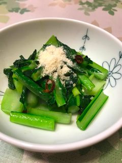 小松菜のペペロンチーノ風-レシピのメイン写真