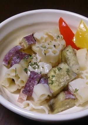 Actifry☆サツマイモのパスタサラダ-レシピのメイン写真