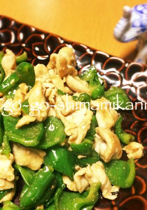 ✿ ぴらぴら鶏胸肉のオイスターソース炒め-レシピのメイン写真